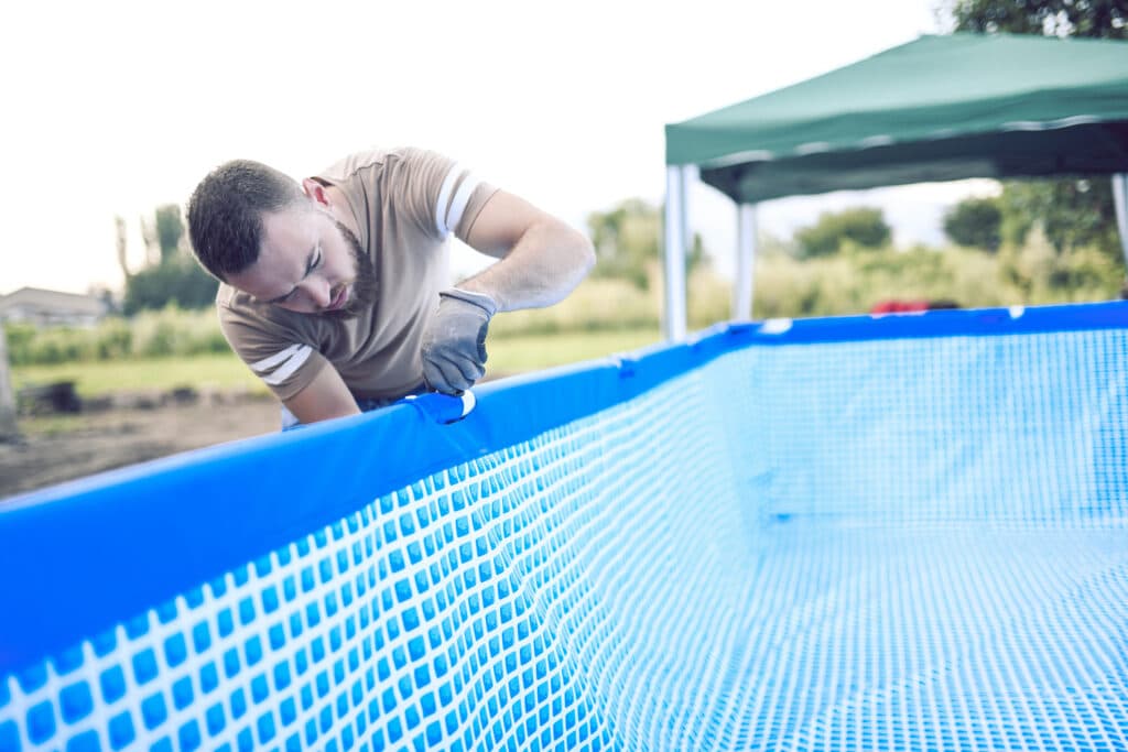 Repair pool liner