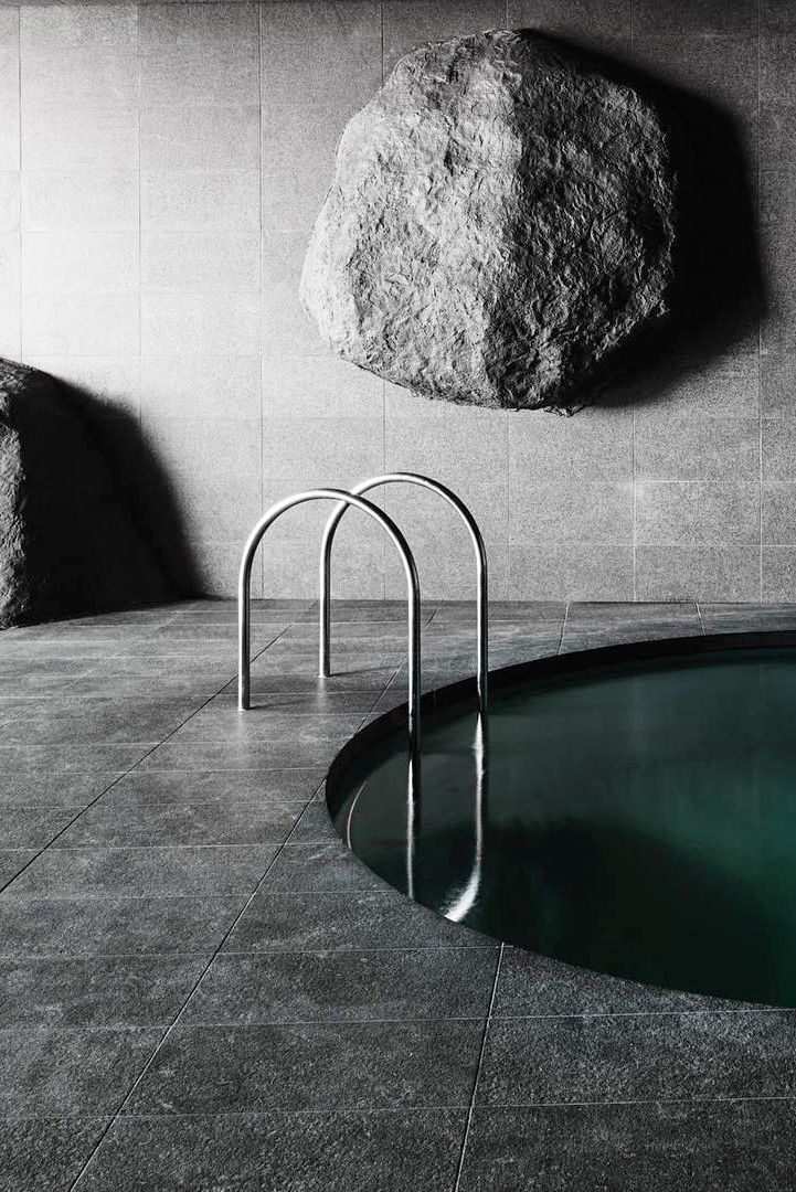 Edgy and Gritty Indoor Pool